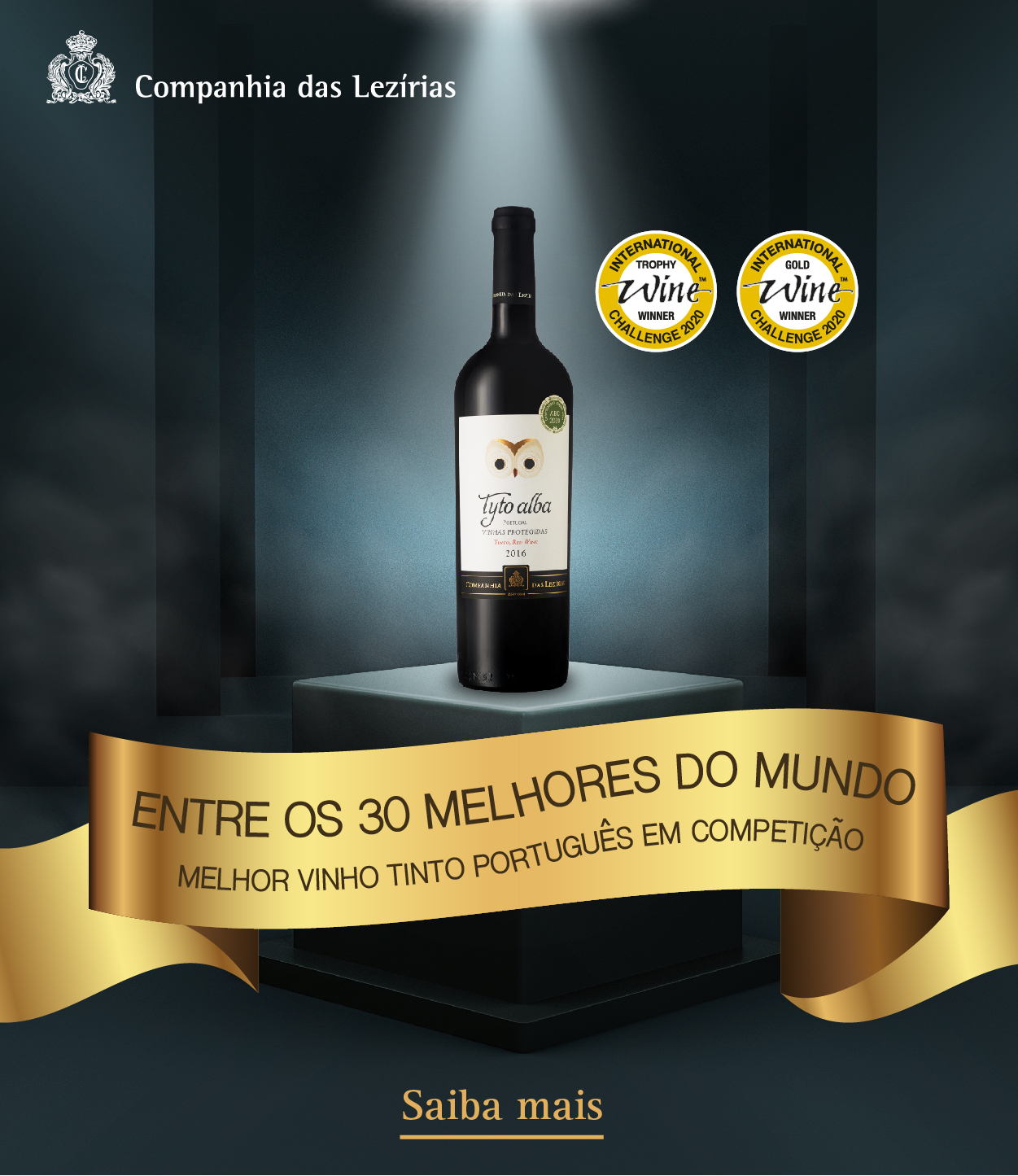 Tyto alba tinto 2016 é o melhor vinho tinto português e um dos 30 melhores do mundo
